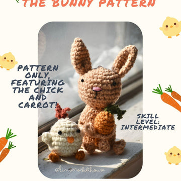 Hazel the Bunny and Chick Crochet Pattern