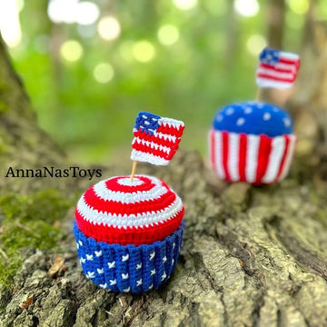 Cupcakes for US Independence Day
