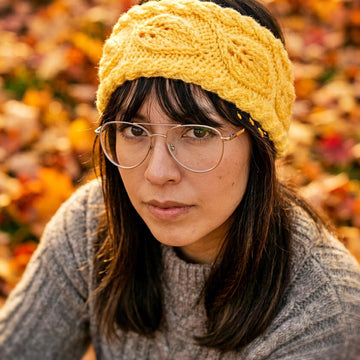 Autumn Leaf Winter Headband