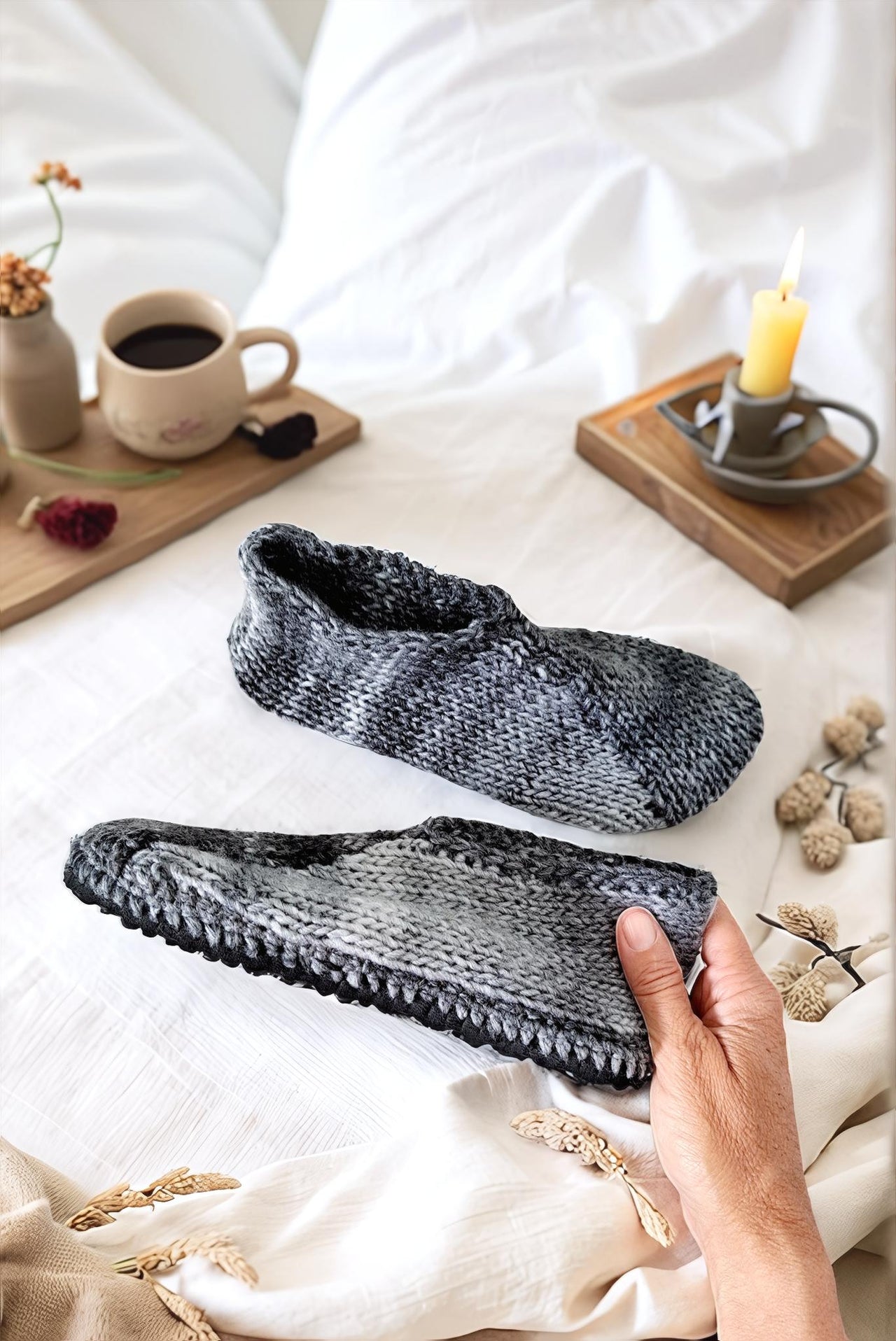Slippers with flip-flop soles Sentro or Addi 22