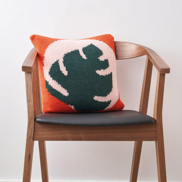 Green House Cushion in Rowan Pure Wool Superwash Worsted - ZB299-00005-DE - Downloadable PDF