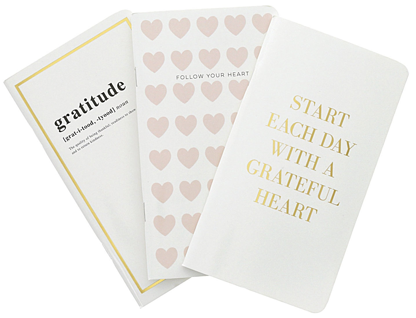 Teresa Collins Travelers Notebooks Set 4"X7" 3/Pkg - Grateful Heart