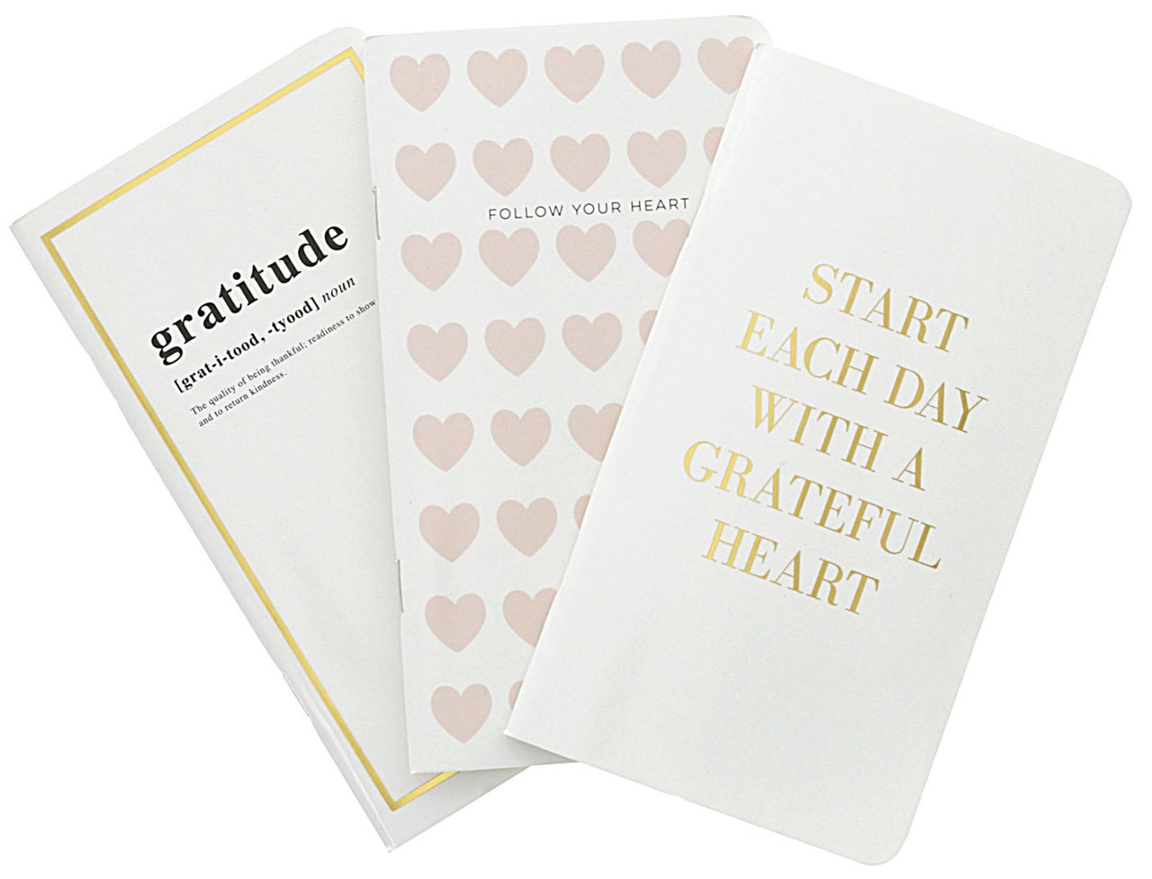 Teresa Collins Travelers Notebooks Set 4"X7" 3/Pkg - Grateful Heart