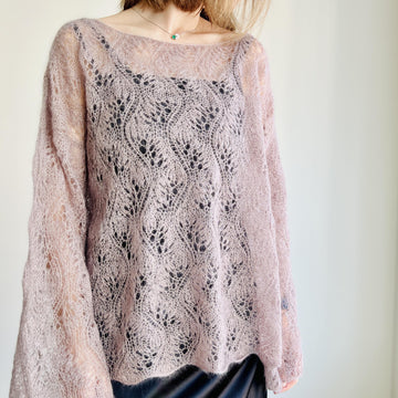 Lace mohair jumper