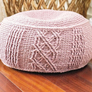 Cable Pouf Home Decor