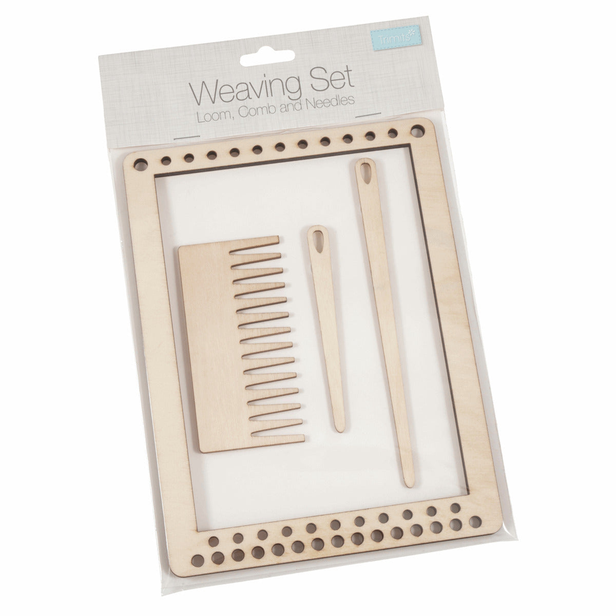 Trimits Weaving Set: Loom, Comb and Two Needles