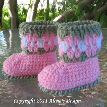 Crochet Blossom Baby Set