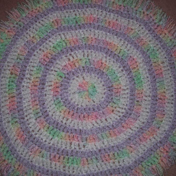 Quick Cotton Candy Swirl Baby Blanket