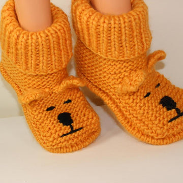 Adult Teddy Bear Slipper Boots