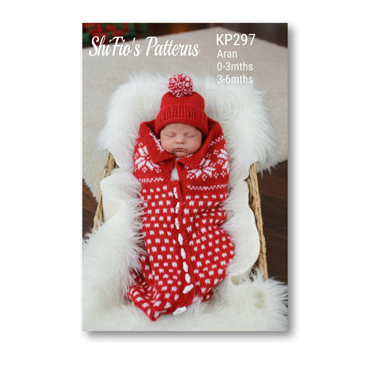 Snowflake Cocoon Knitting Pattern #297