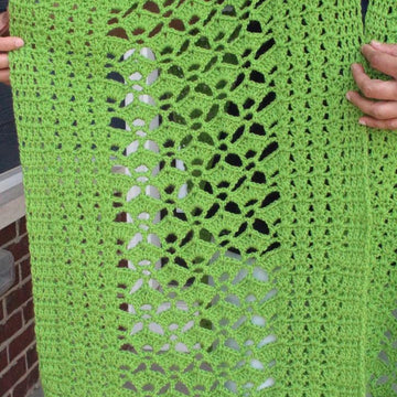 Meadows Crochet Ruana Pattern