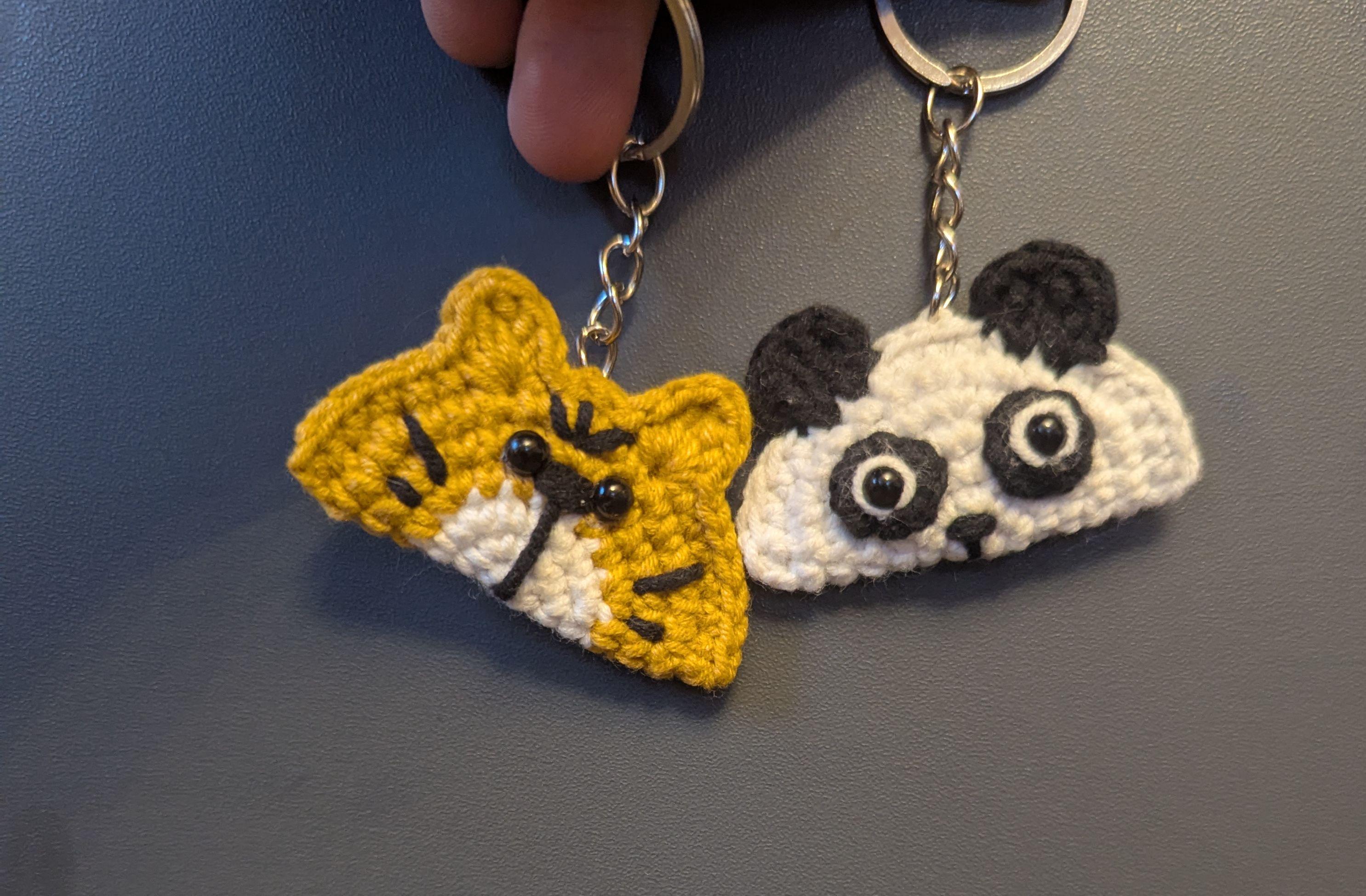 Keychain Panda Tiger English-US