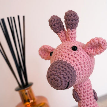 Standing Crocheted Giraffe