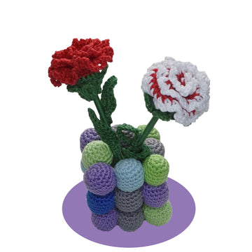 Crochet Pattern Flower In A Vase