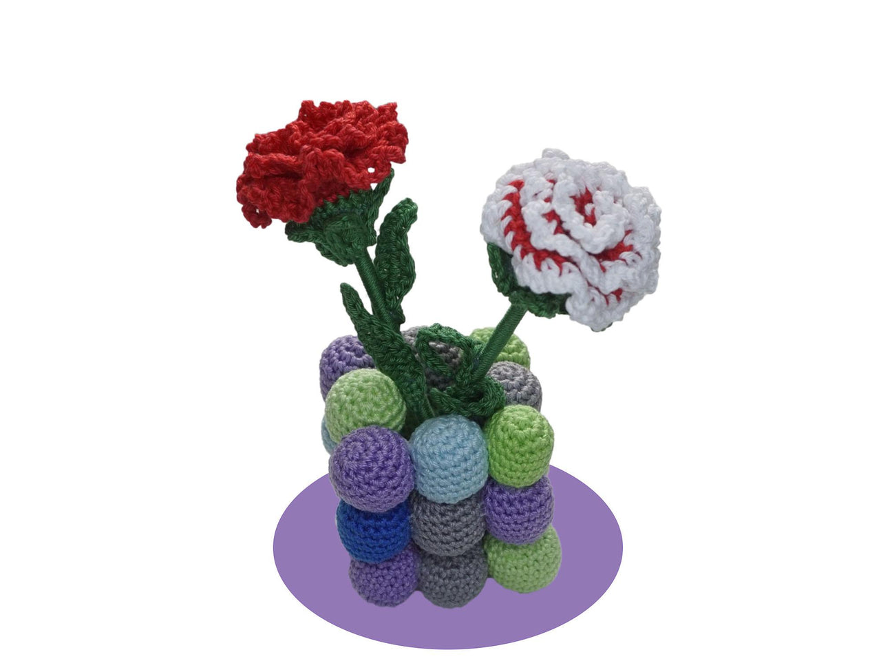Crochet Pattern Flower In A Vase
