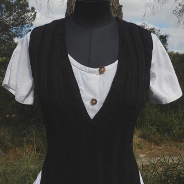 VINZERIA MERINO SLIPOVER, lady woollen slipover