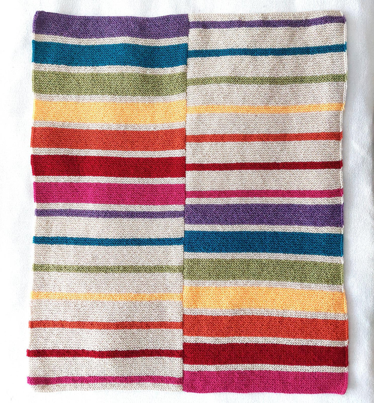 Rainbow baby blanket