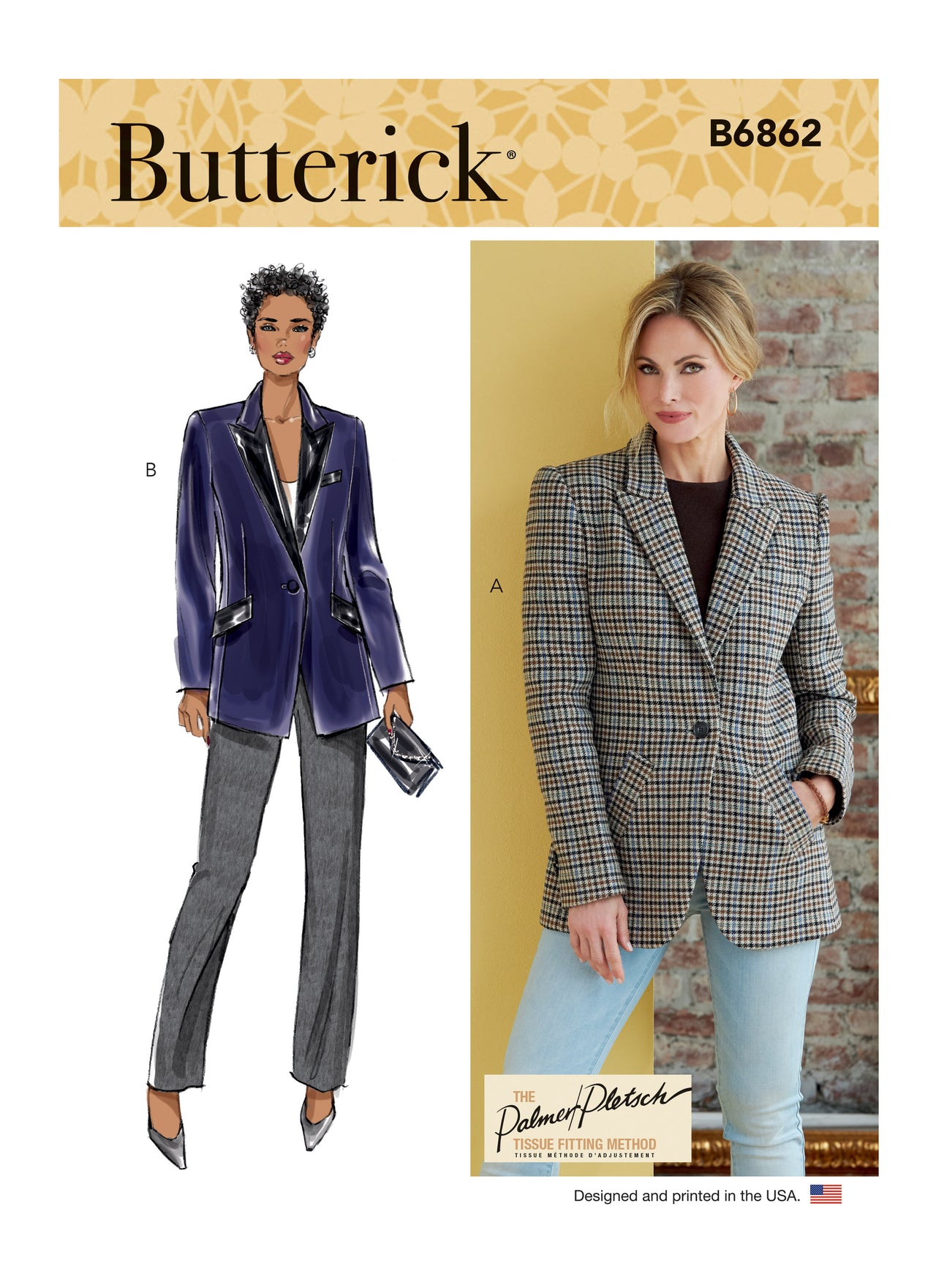 Butterick Misses' Jacket B6862 - Sewing Pattern