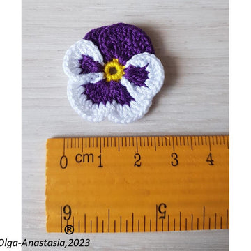 Pansies crochet