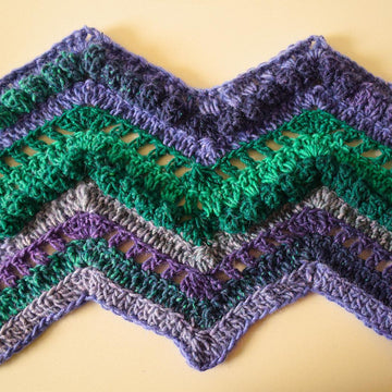 Rippling Peacock Scarf