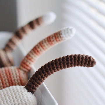 Tabby Kitten Crochet Pattern, Striped Cat Amigurumi