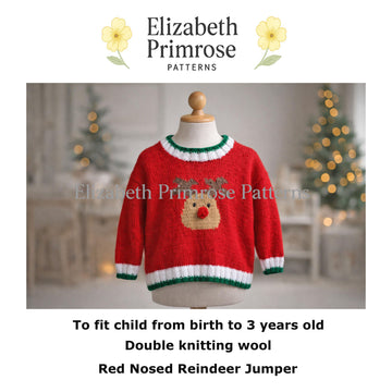 Red Nosed Reindeer Jumper P8