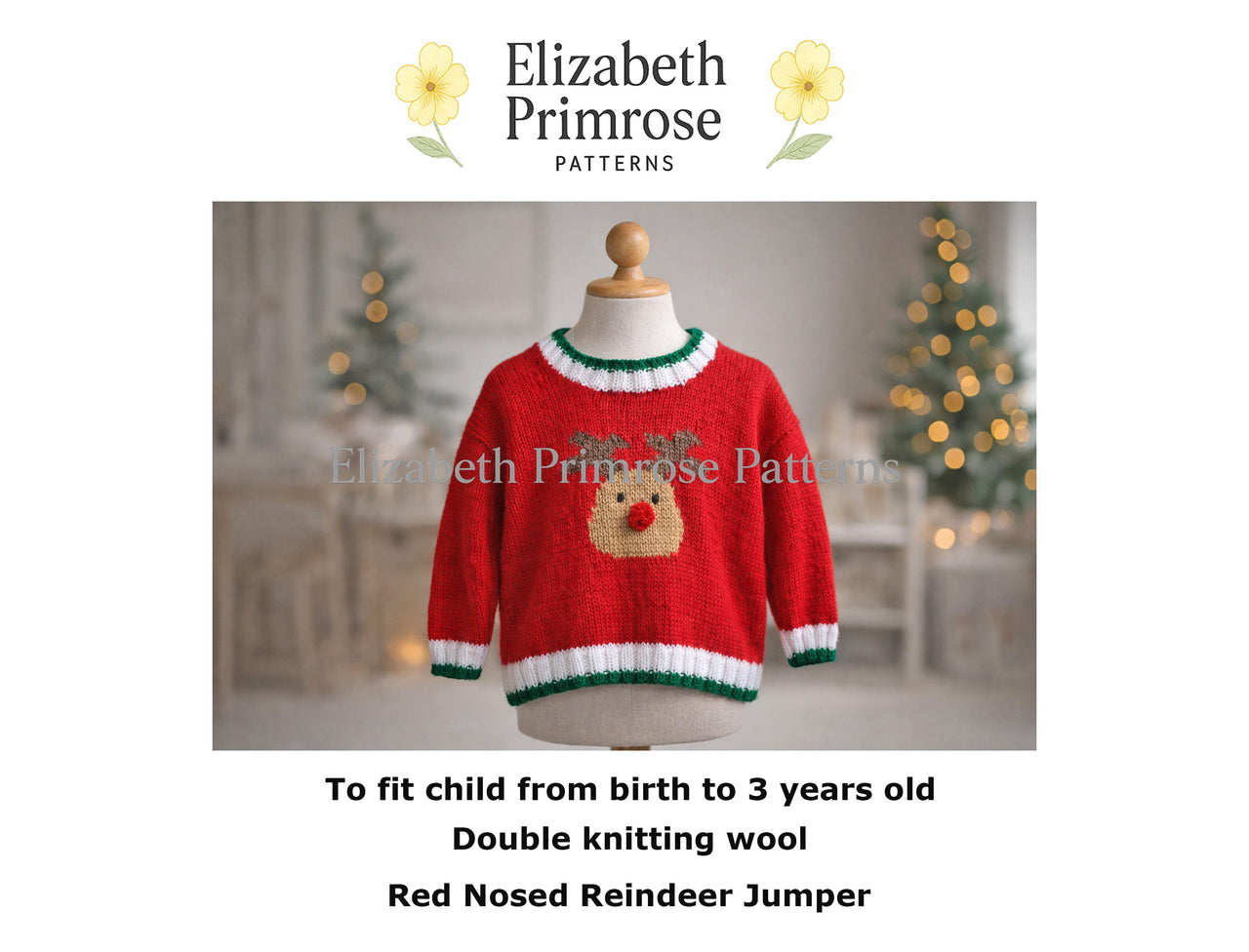 Red Nosed Reindeer Jumper P8