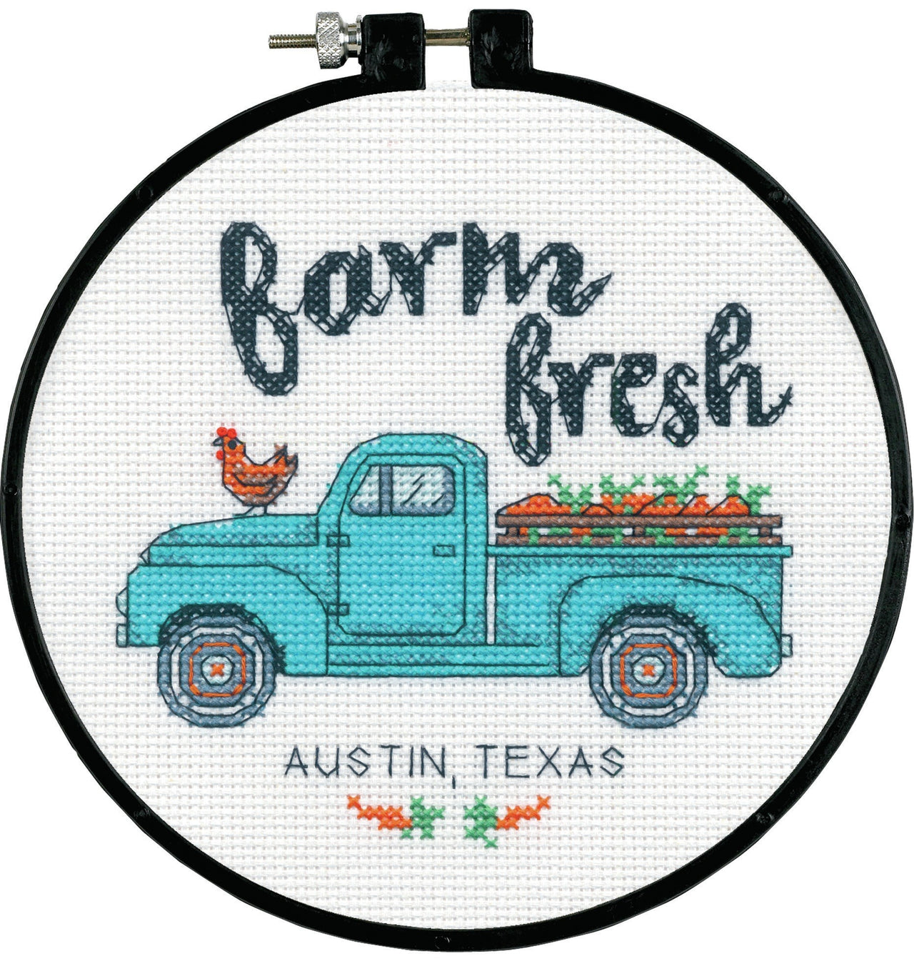 Simplicity Creative Corp Farm Fresh Counted Cross Stitch Kit