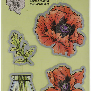 Stampendous Dies - Pretty Poppies