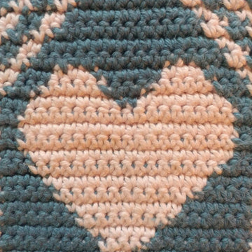 The "Home Is Love" Dishcloth