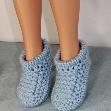 Childrens Simple Super Chunky Slippers Circular