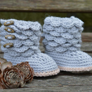 Scalloped Booties