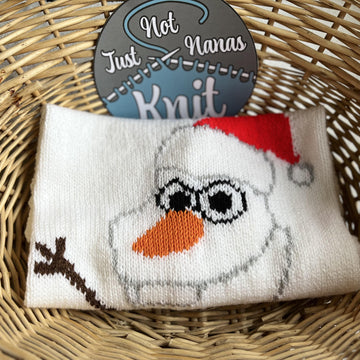 Olaf Christmas Baby Blanket