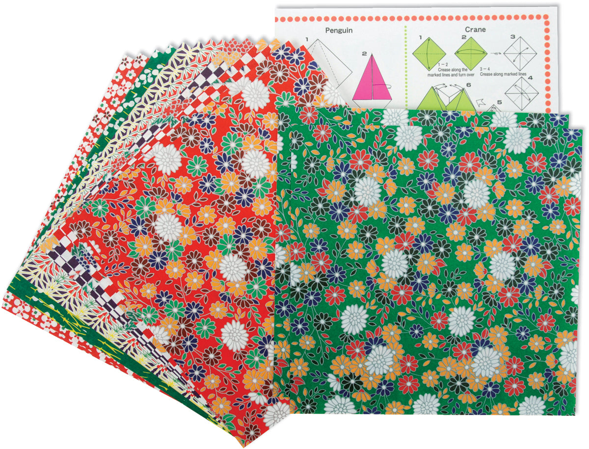 Yasutomo Fold 'Ems Origami Paper 5.875" 16/Pkg - Folk Art