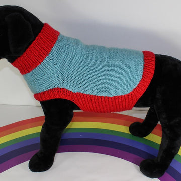 Dog Chunky 2 Colour Side Button Coat