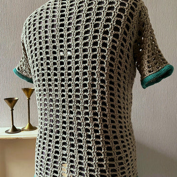 Two Yarn Mesh Shirt