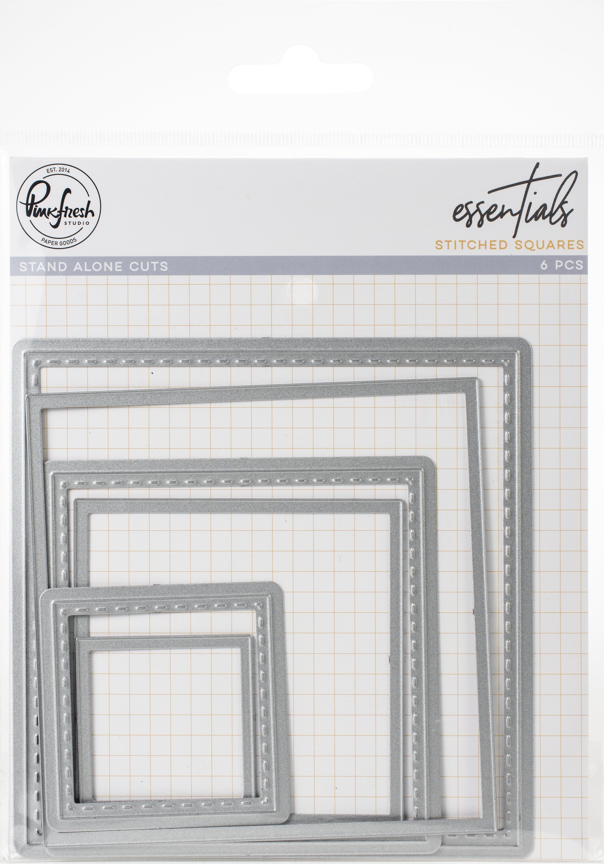 Pinkfresh Studio Essentials Die Set - Stitched Squares
