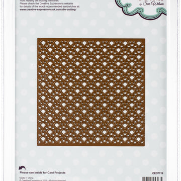 Creative Expressions Craft Dies By Sue Wilson - Background Dotty Scallop Celebration