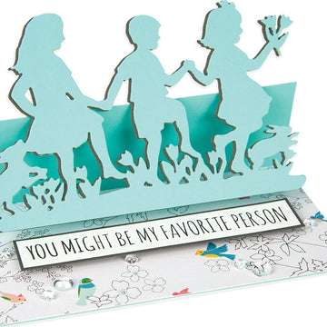 Spellbinders Shapeabilities Dies By Sharyn Sowell - Dance For Joy 5.3"X3.1"