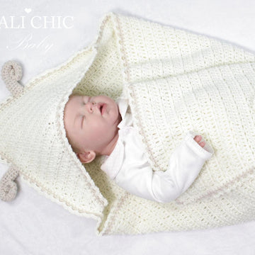 Little Lamb Hooded Baby Blanket #155