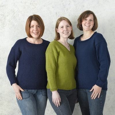 B1 Basic Pullover - Jumper Knitting Pattern for Women by Valley Yarns
