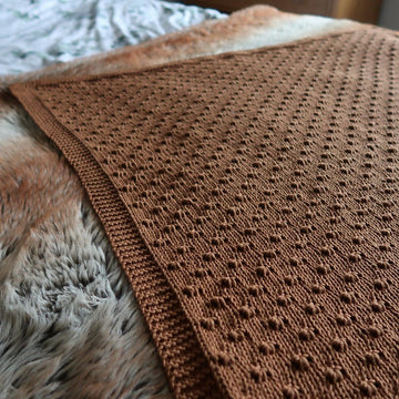 Knot Stitch Baby Blanket