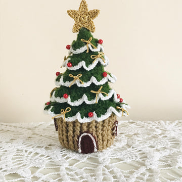 Christmas tree house candy box