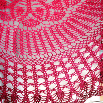 Triangular shawl "dreamcatcher"