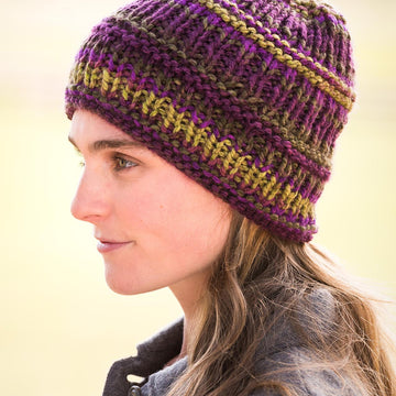 Garter and Rib Hat #710