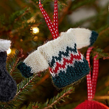 Mini Sweater Christmas Tree Decoration