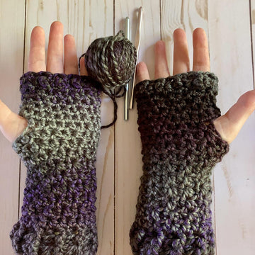 Amethyst mitts