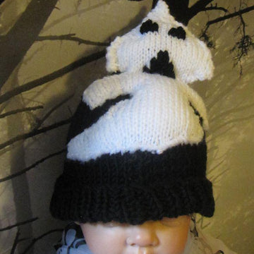 Baby White Ghost Beanie
