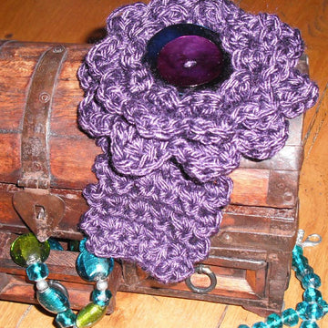 Rose corsage cuff