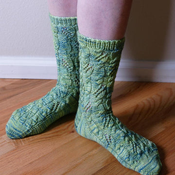 Cable & Lace Socks